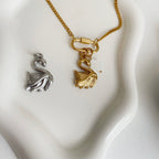 swan charms for a charm necklace shopfairy