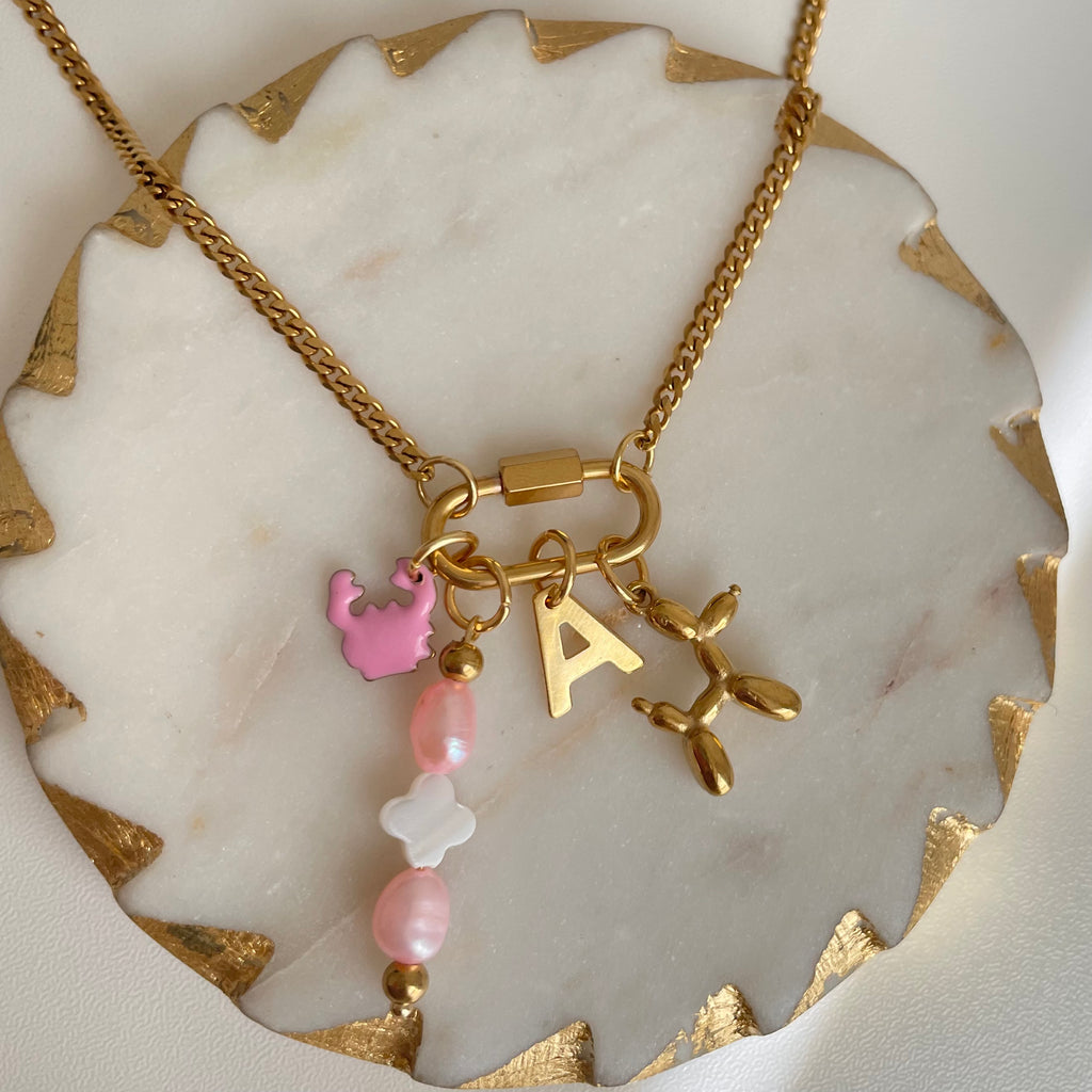 Pink Baby Crab Charm