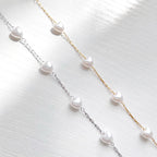 honey heart pearl necklace
