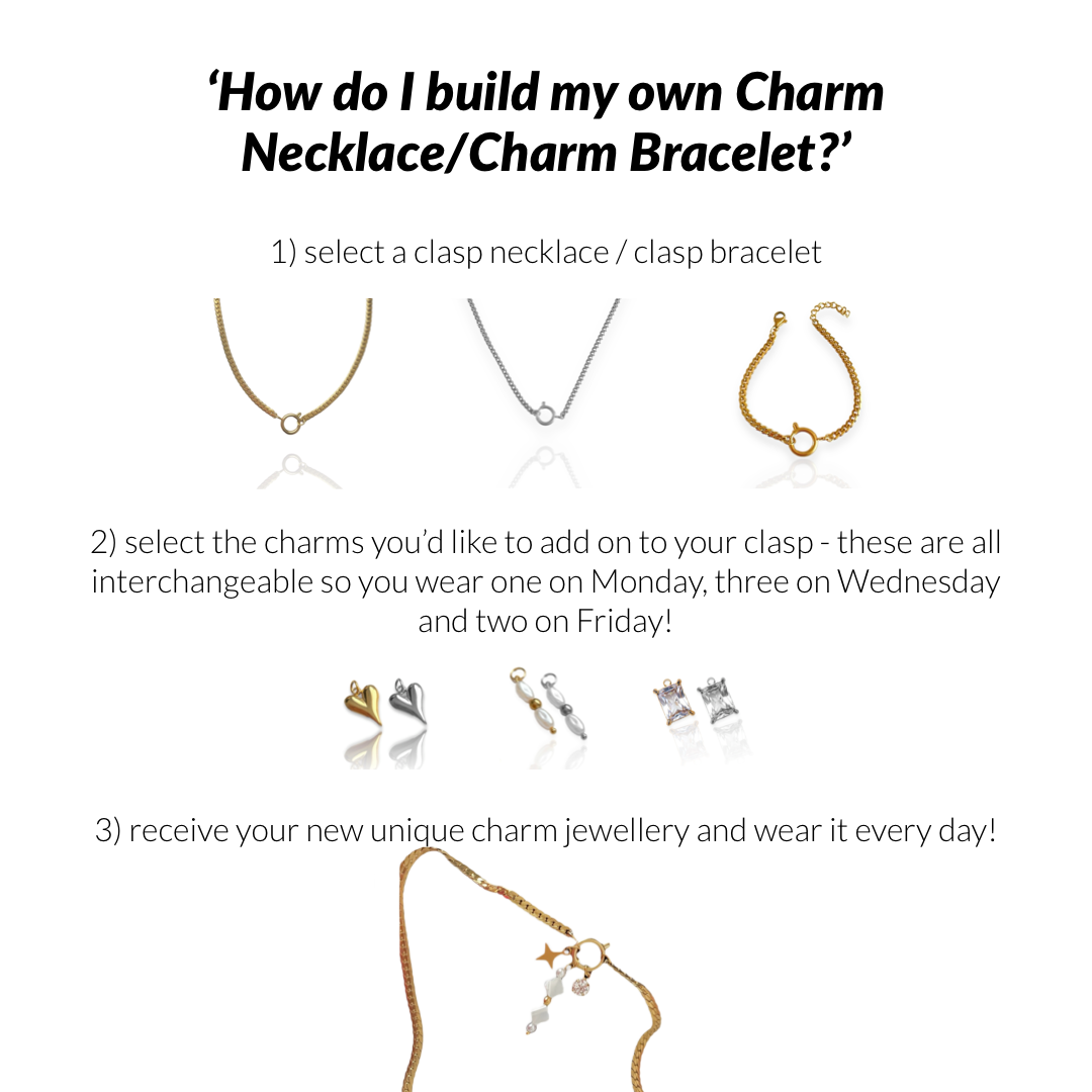 how to build your charm necklace