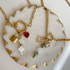 Red Crystal Heart Charm