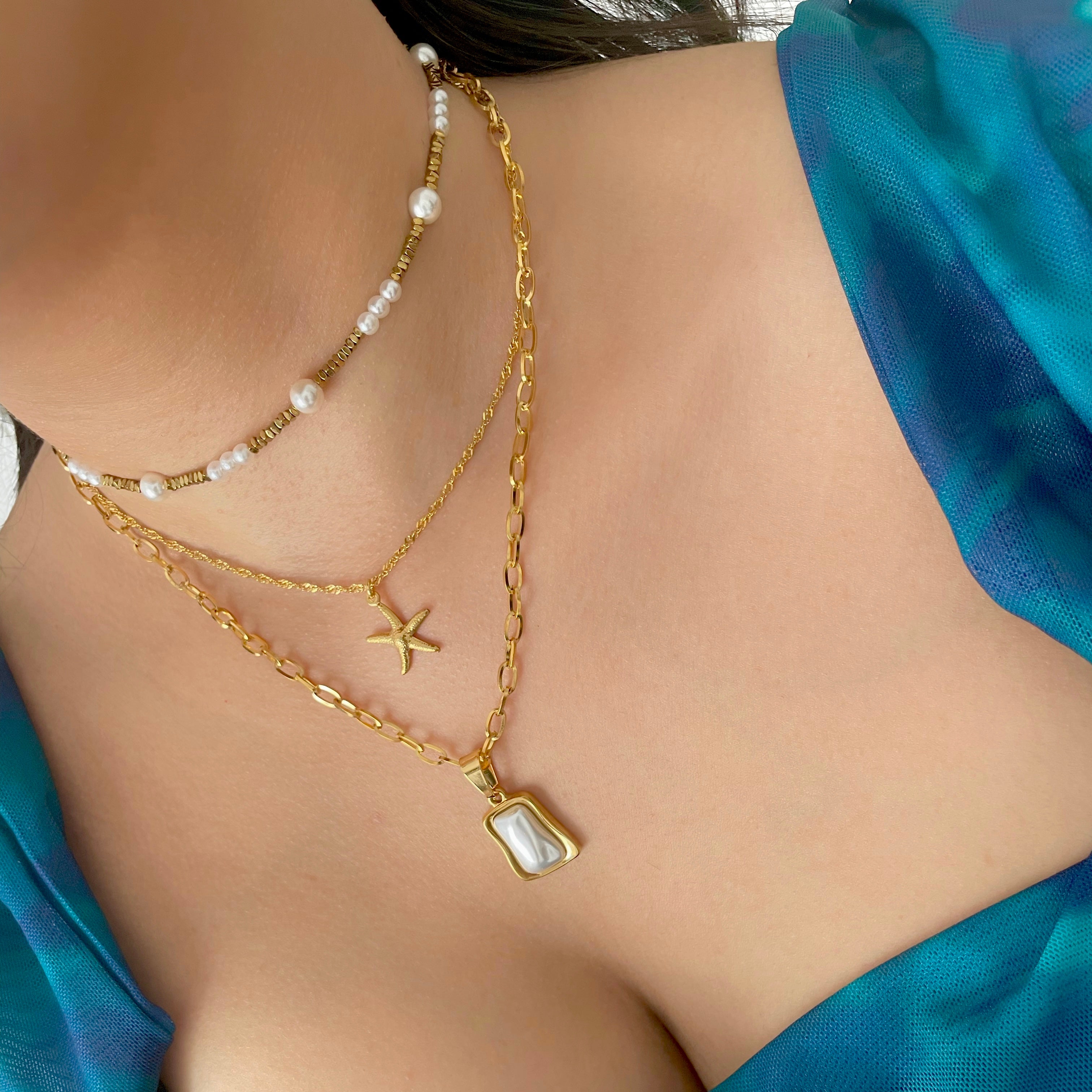 pearl necklace for summer