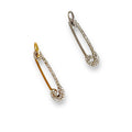 Crystal Safety Pin Charm