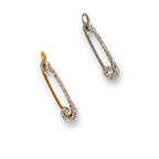 Crystal Safety Pin Charm