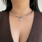 uk jewellery collar bezel necklace