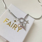 silver charm necklace gift idea