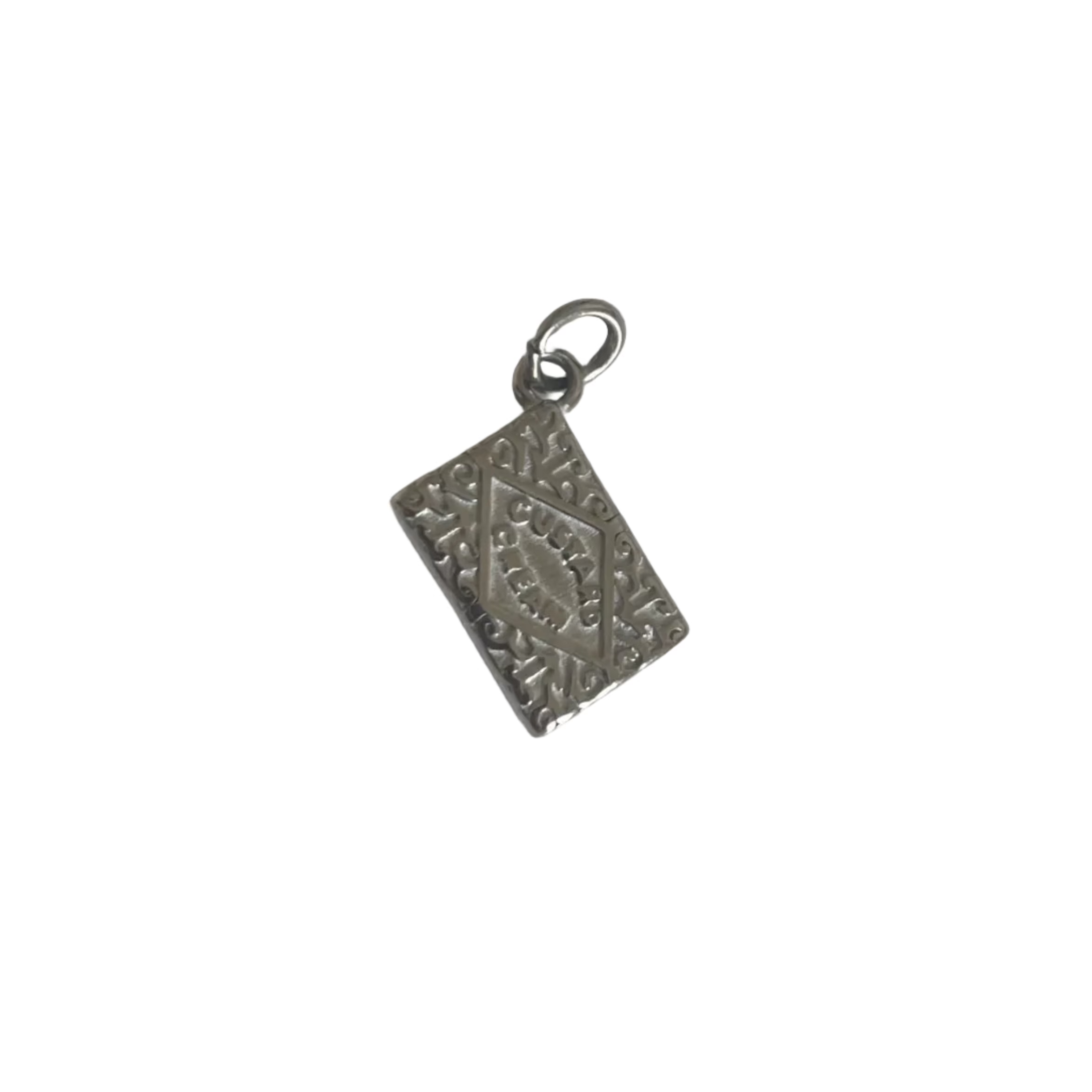 Silver Baby Custard Cream Biscuit Charm