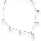 silver star necklace waterproof
