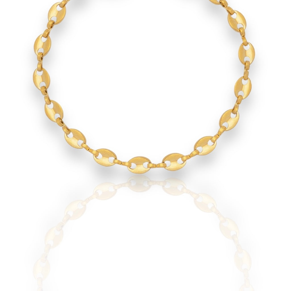 stainless steel gold bracelet