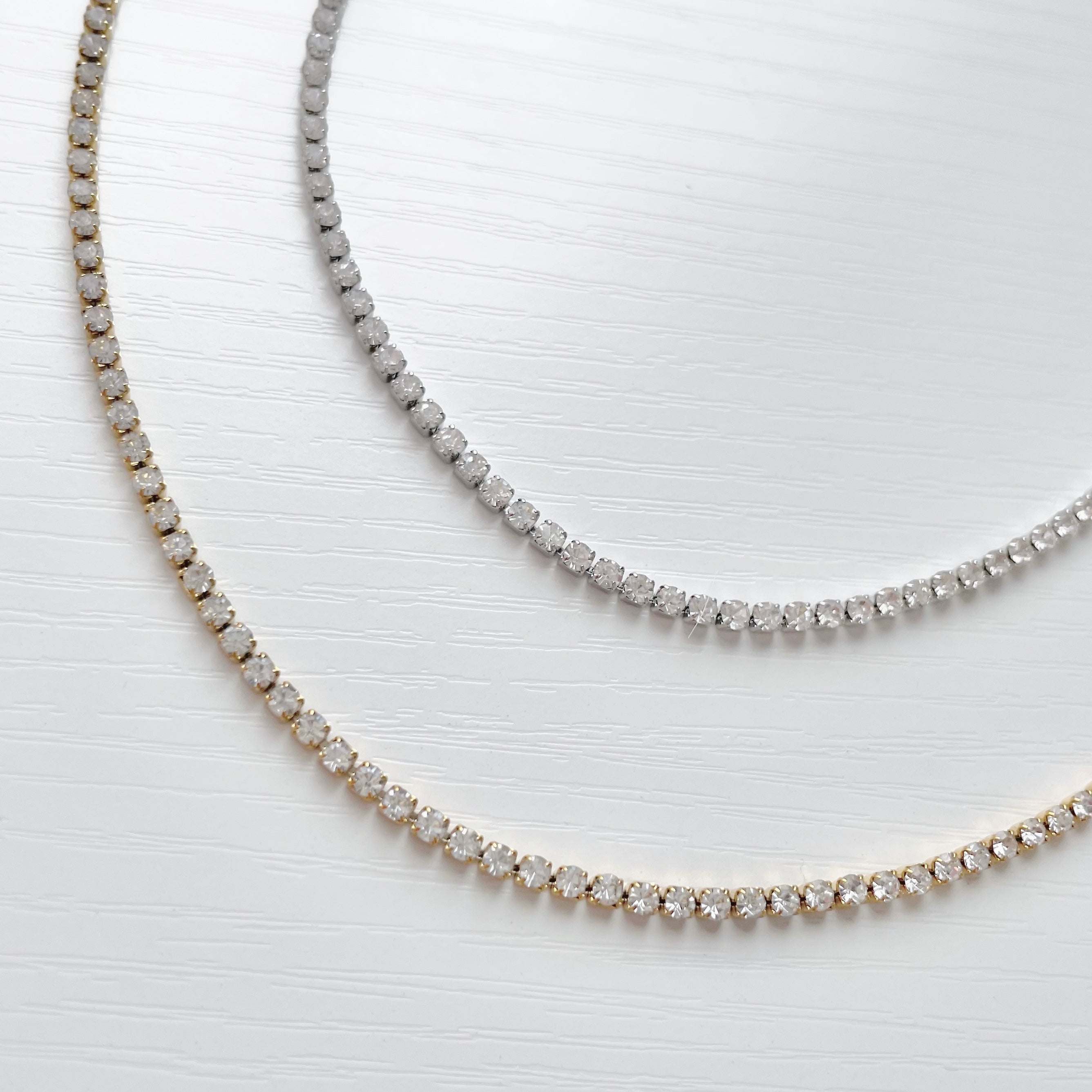waterproof tennis necklace choker
