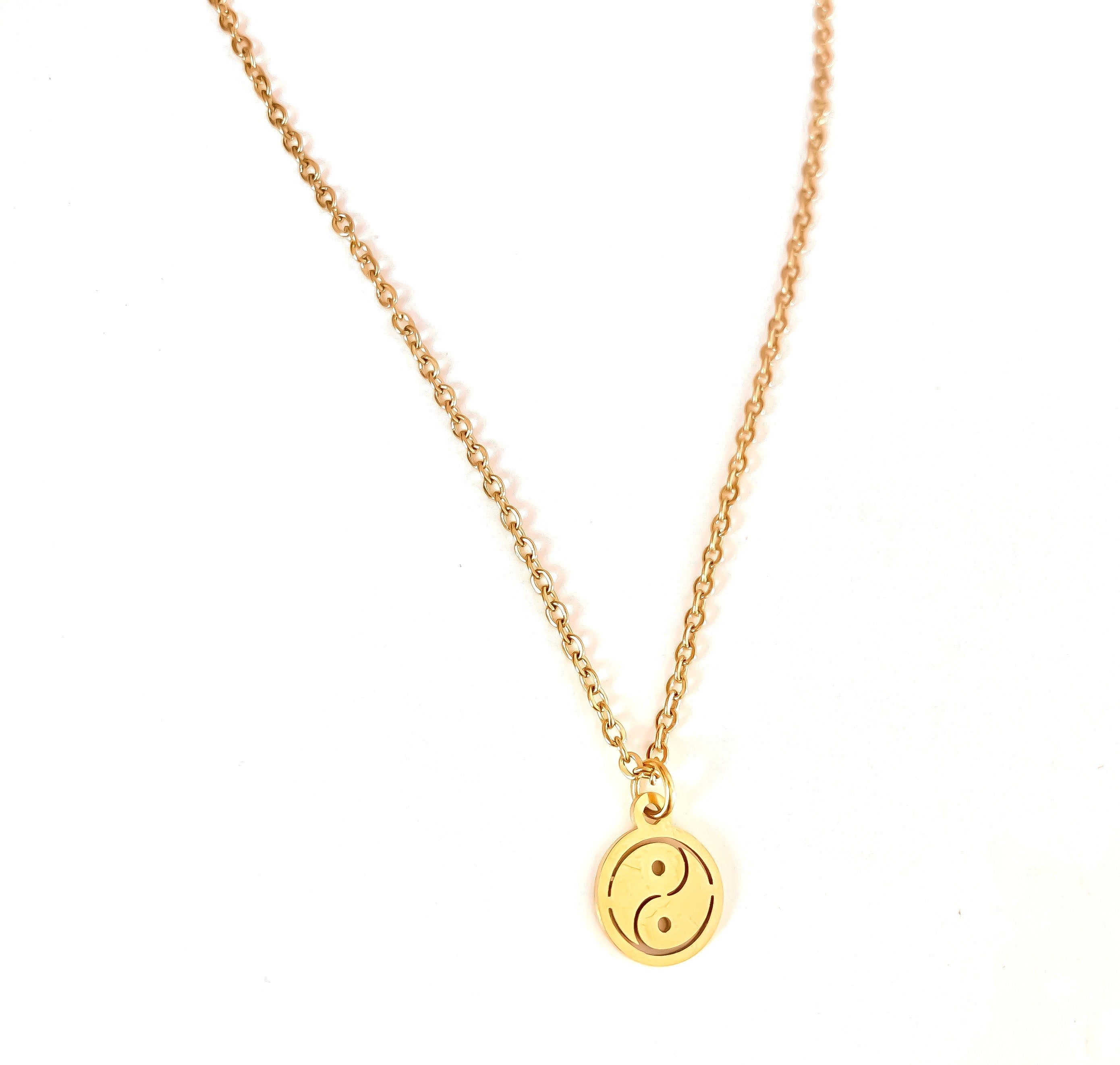 Gold Yin Yang Necklace