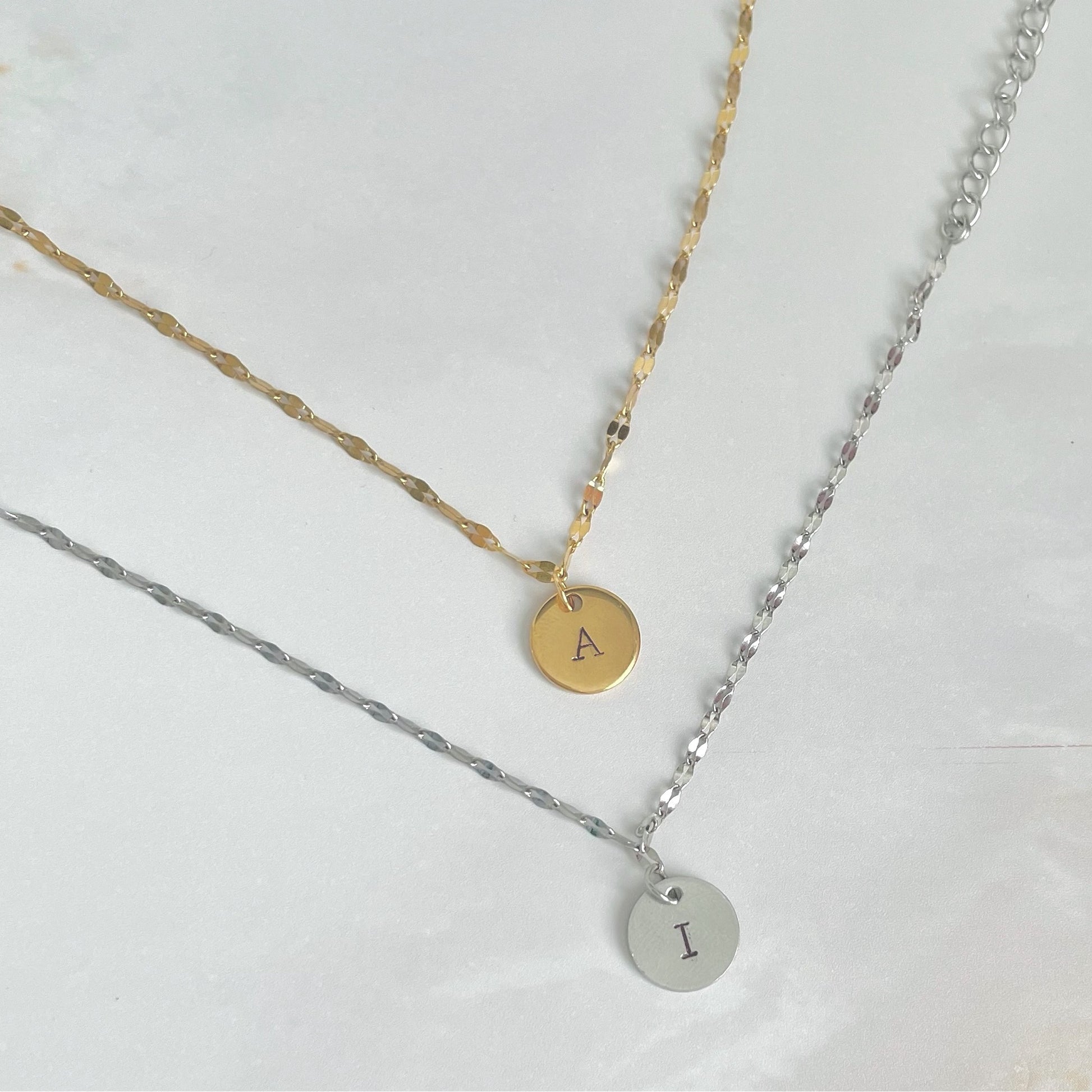 Hand Stamped Initial Bracelet