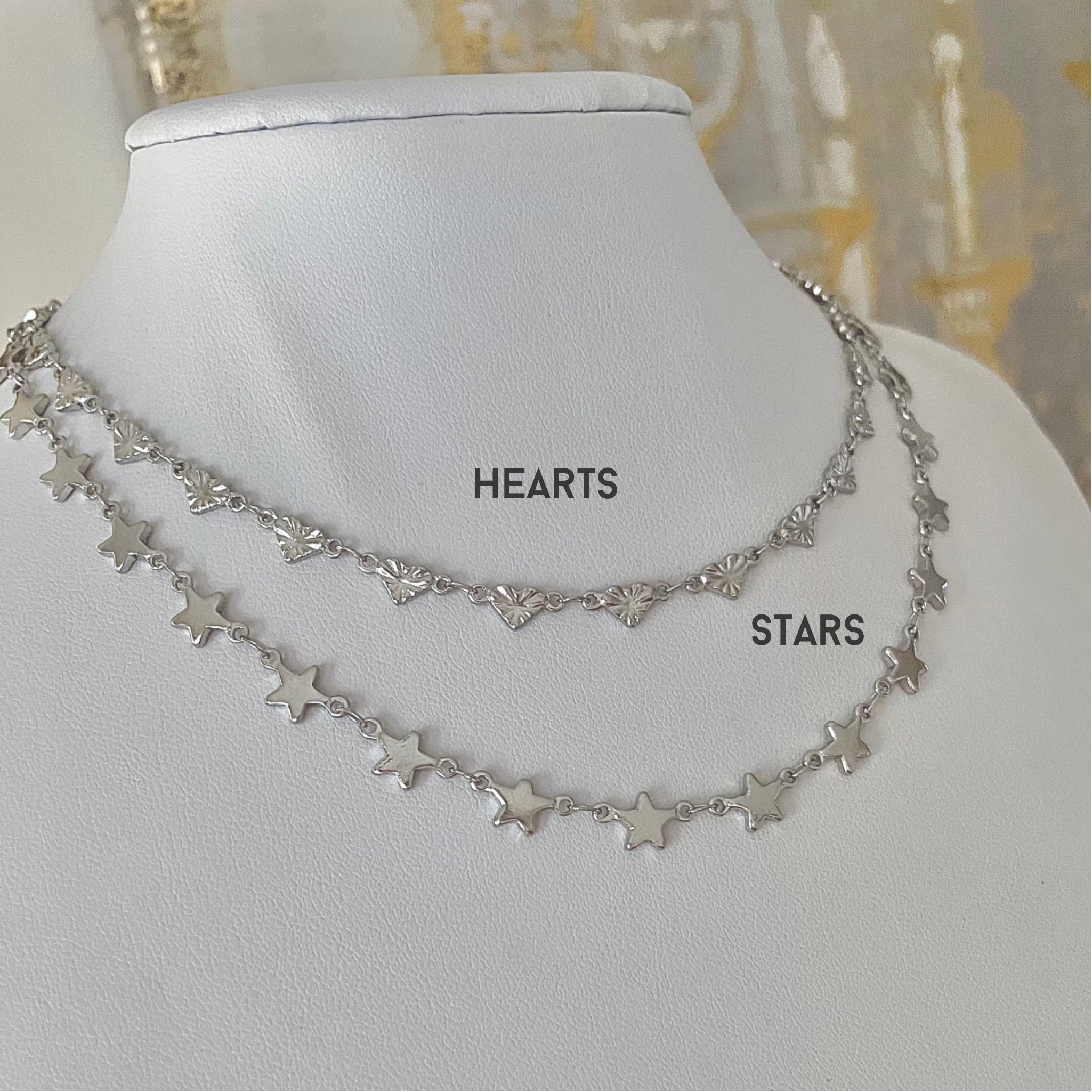 UK jewellery heart necklace star necklace