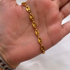 coffee bean anklet 