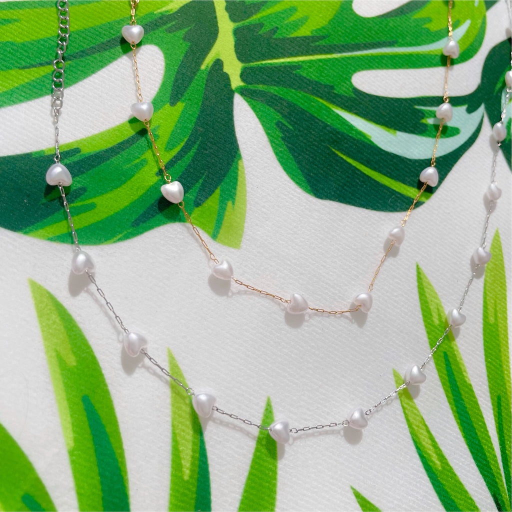summer pearl necklaces