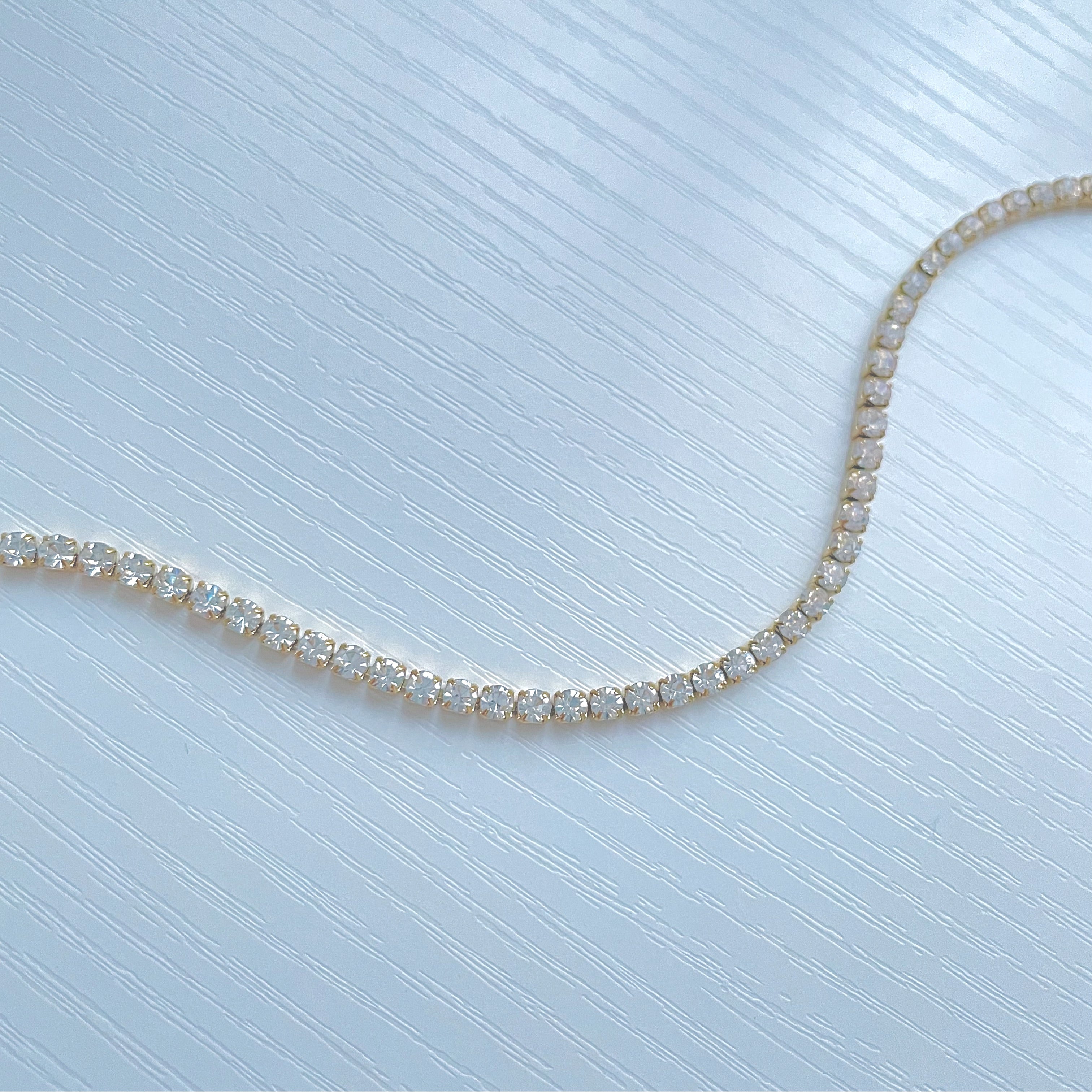 waterproof tennis necklace